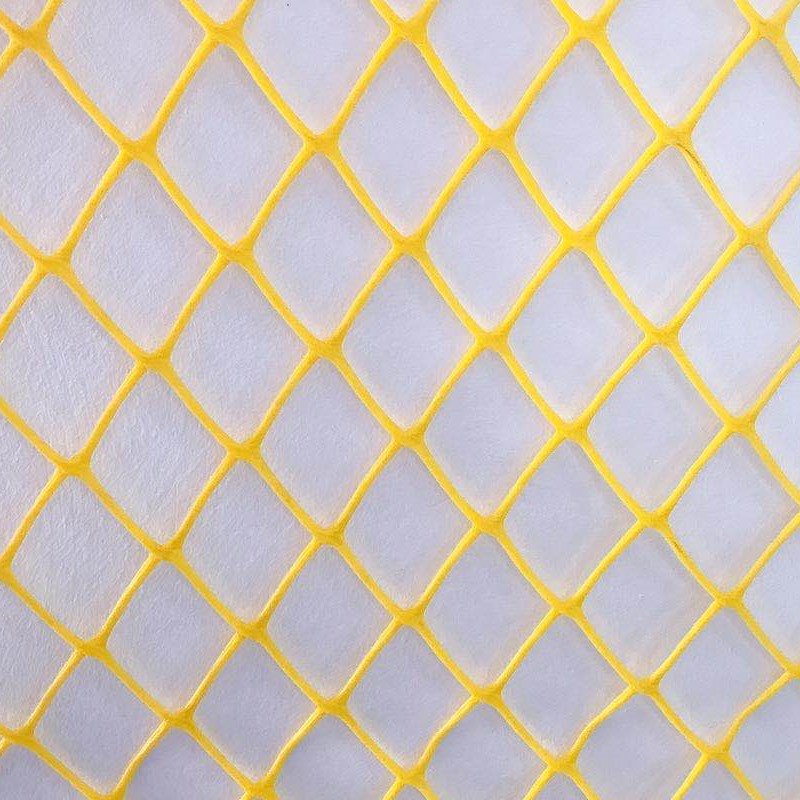Expandable Yellow Building Barrier Mesh