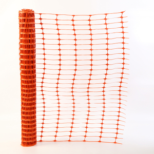 PE orange weatherproof flexible plastic traffic road safety mesh fence for construction net